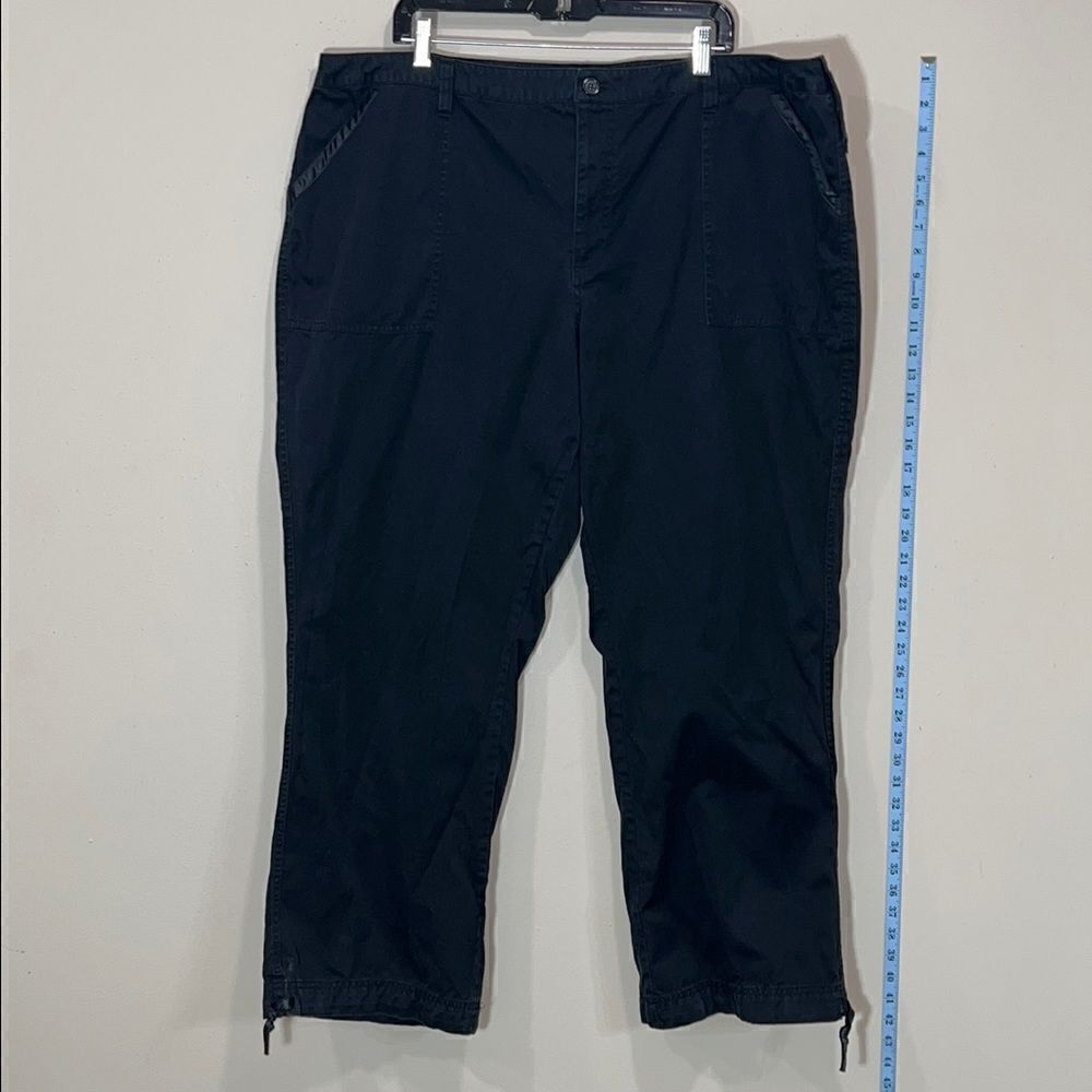 Black Venezia Plus Size Pants. Size 24.